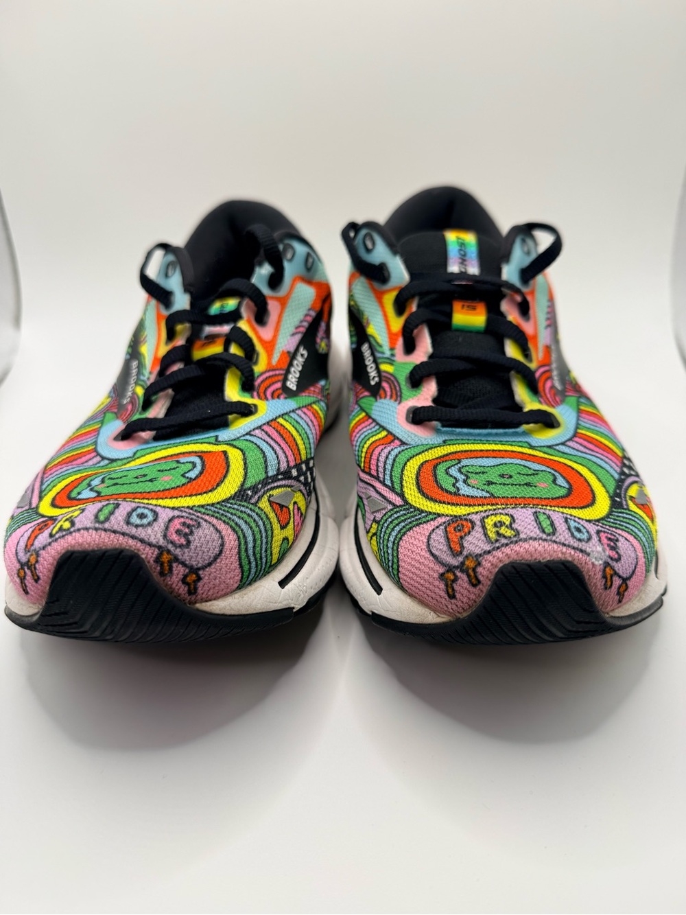 BROOKS Ghost 15 Run Proud Edition Artsy Athletic Women's Running Shoes Size 9 - Picture 6 of 13
